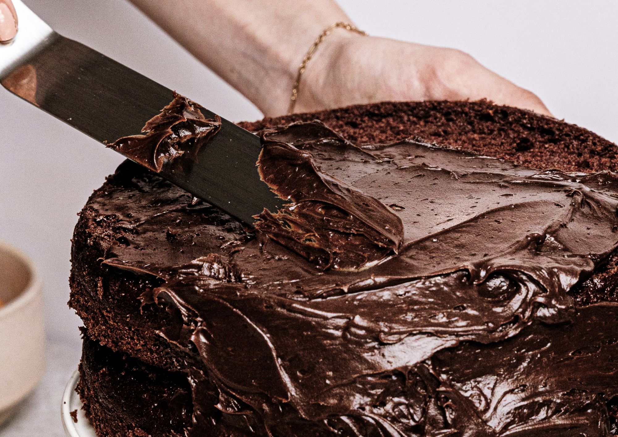 ציפוי שוקולד לעוגה